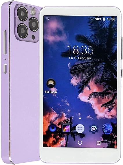 Jectse MP4 Music Player HiFi Sound Connectivity for 5.0 Inch HD Screen Metal Black Sports Enthusiastic (Purple)