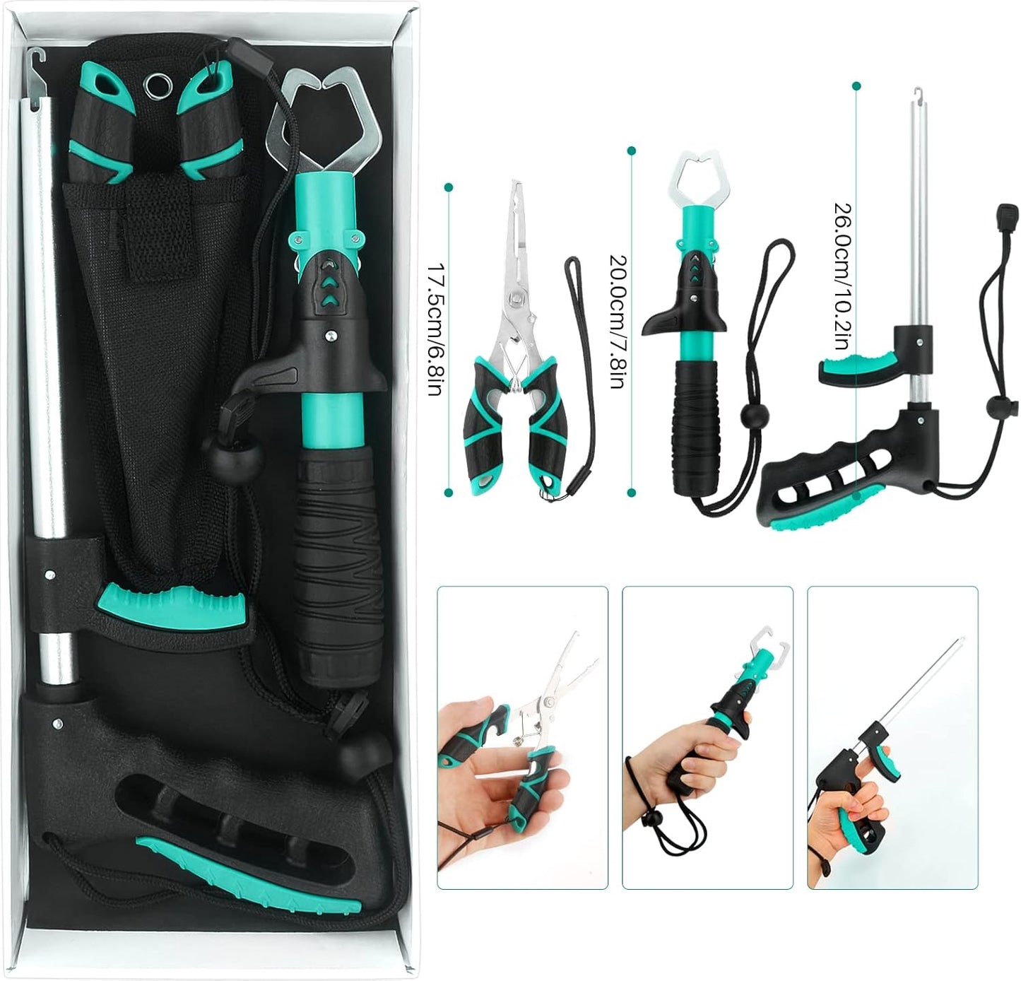 Fishing Tool Kit Fishing Pliers, Fish Lip Gripper, Handheld Digital Fishing Scale, Fishing Hook Remover, Ice Fly Fish Pliers, Fishing Accessories Fishing Gear Fishermen Gift
