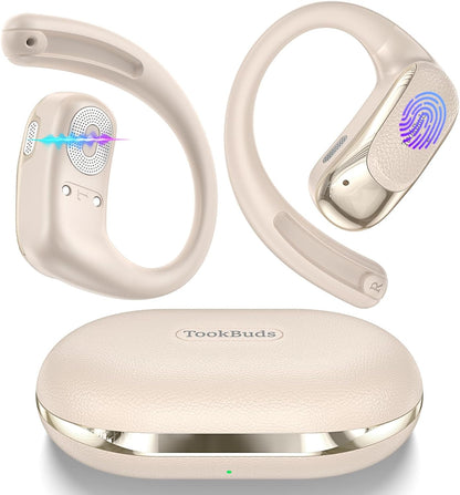 AI Translation Earbuds Real-Time, 3-in-1 Open-Ear Headphones with 145 Languages & Accents, Bluetooth 5.4 Translator Earbuds, 60H Battery, HD Audio, for Travel Business (Midnight Blue)