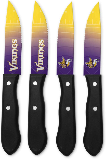 The Sports Vault by Inglasco NFL Chicago Bears Steak Knives