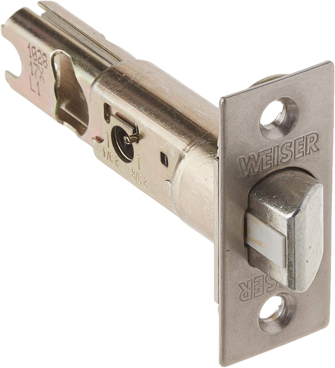 Weiser Powerbolt 3 Satin Nickel Keyless Entry Door Lock/Deadbolt Lock, 10-Button Keypad Door Lock with Auto Lock and 12-Month Battery Life, Electronic Door Locks for Front Door, Home Décor