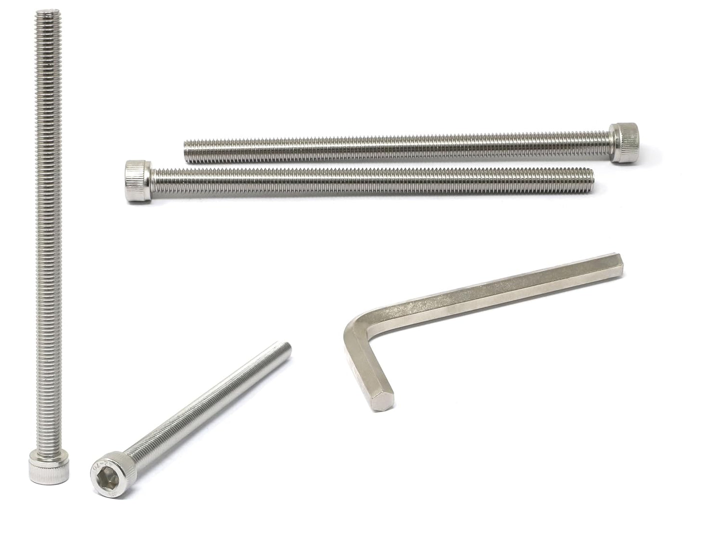 iexcell 25 Pcs M6 x 20mm Thread Pitch 1 mm Stainless Steel 304 Hex Socket Head Cap Screws Bolts Kit