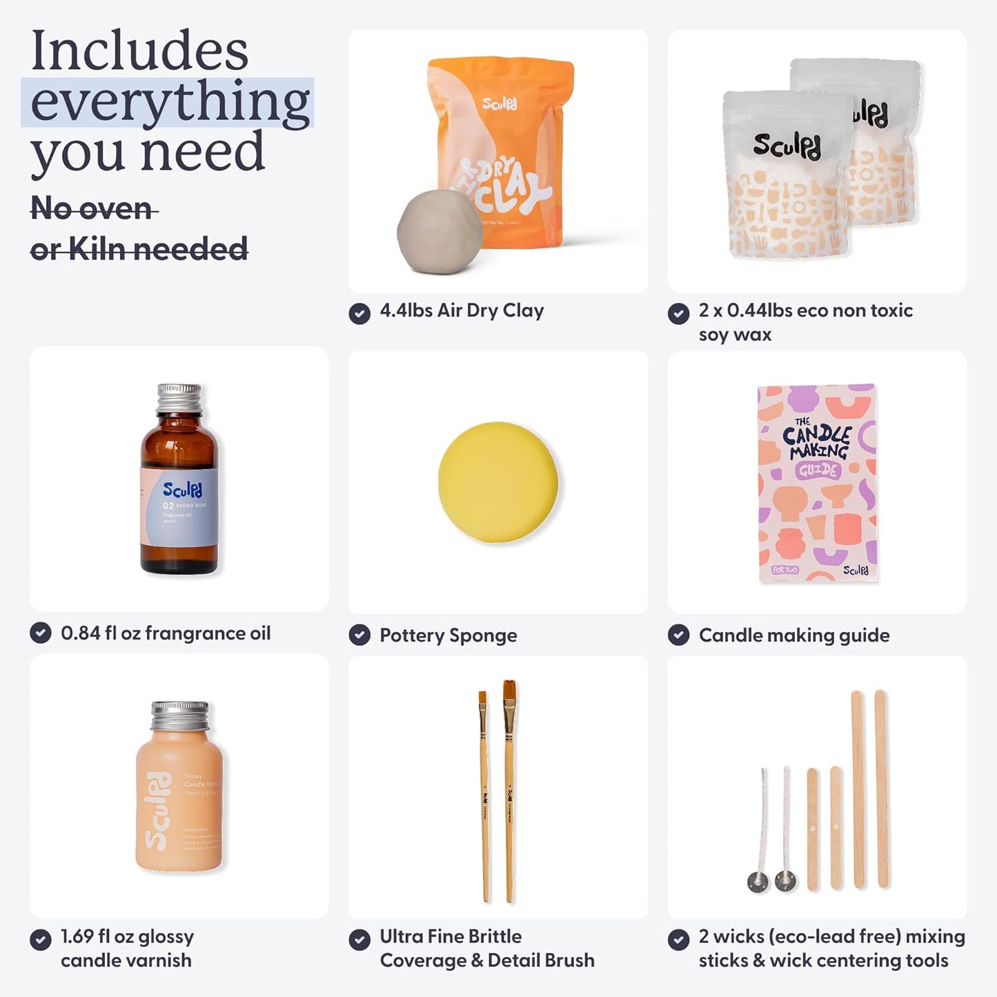 Purilite Select Candle Making &amp; Pottery Kit