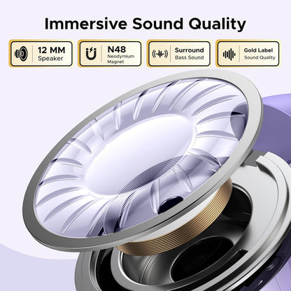 UGREEN Open Ear Wireless Headphones Bluetooth 5.4, 12mm Driver Sports Earphones with ENC, Fast Charging for 30 Hours Playtime, Compatible with iPhone Android and Bluetooth Devices