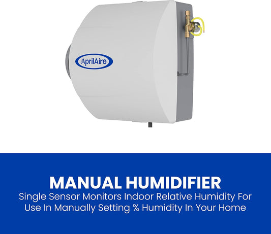 Aprilaire 600M Whole-House Humidifier with Manual Control - PuriLite