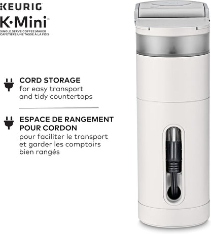 Keurig K-Mini Single Serve K-Cup Pod Coffee Maker, Featuring An Ultra-sleek Design, Warm Stone
