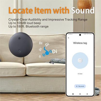 Reyke GPS Tracker Android, Air Smart Tag Compatible with Google Find My (Android Only), Key Finder for Keys, Luggage, Suitcase, Wallet, IP66 Waterproof, 4 Pack
