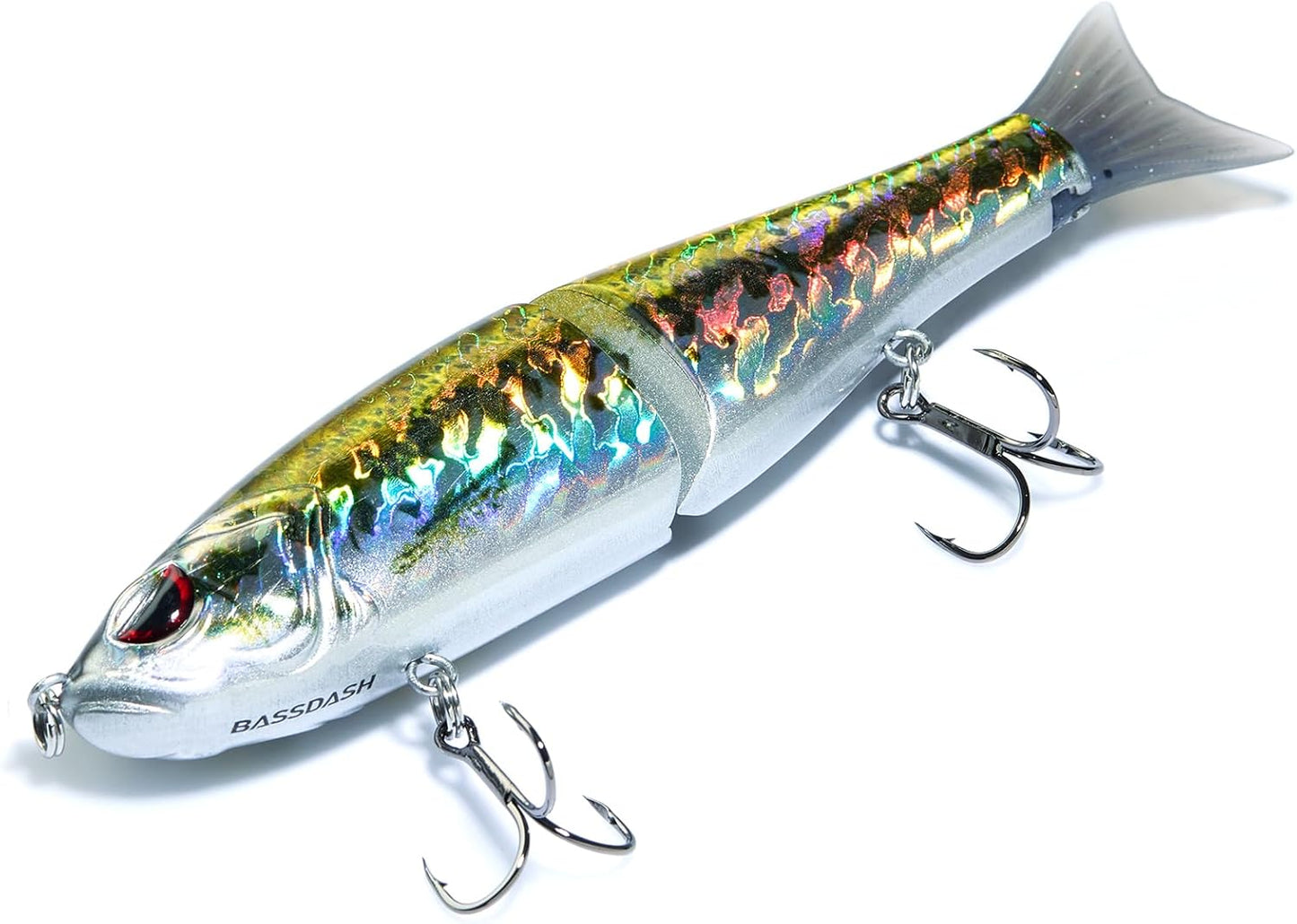 Bassdash SwimShad Glide Baits Jointed Swimbait Bass Pike Salmon Trout Muskie Fishing Lure