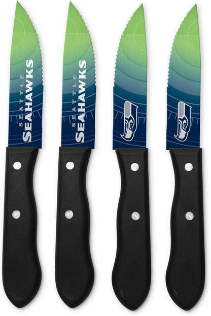 The Sports Vault by Inglasco NFL Chicago Bears Steak Knives
