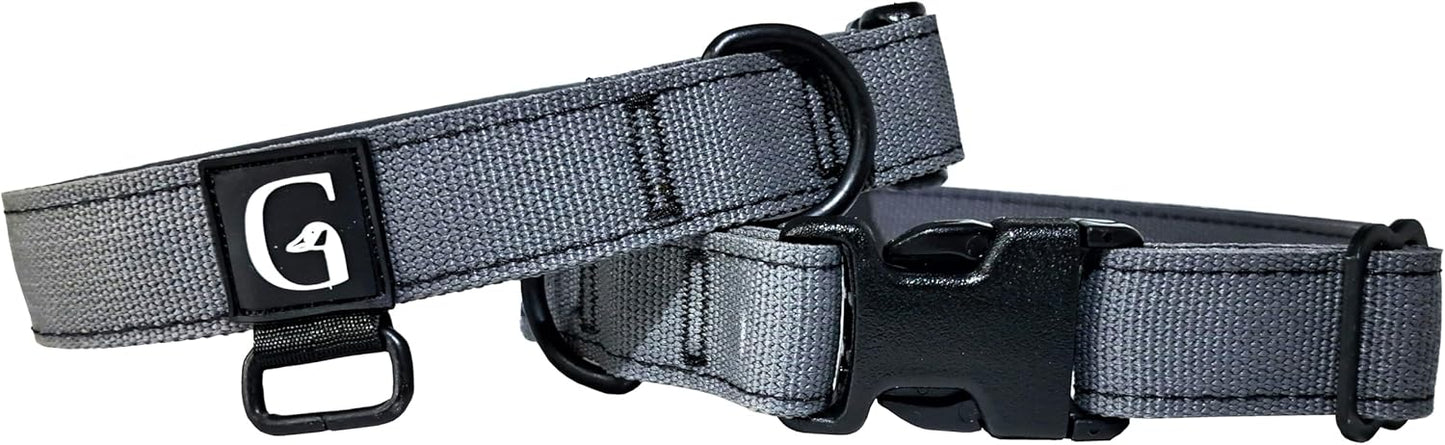 GOOSEMAN’S Gear - Dog Collar Medium and Large Breed - Made in Canada - Military Grade Buckle (Collier Pour Chien) (Ranger Green, X-Large)