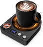 MQFORU Mug Warmer,Coffee Warmer for Desk with 9 Temperature Control(104°F-122°F/131°F-149°F/158°F-175°F),Smart Coffee Cup Warmer with 0.5-9 Hour Timer,Coffee Tea Warmer for Home Office(Black)