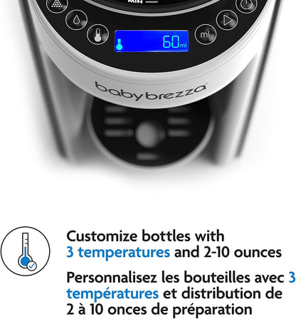 Baby Brezza Formula Pro Advanced Formula Dispenser Machine - Automatically Mix A Warm Formula Bottle Instantly - Easily Make Bottle With Automatic Powder Blending, White