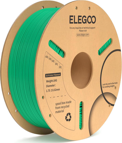 ELEGOO PLA+ Filament 1.75mm Black 4KG, PLA Plus 3D Printer Filament, Dimensional Accuracy +/- 0.02 mm, Tough & High Strength, Fit for Most FDM Printers(1KG/Spool, 2.2 lbs)