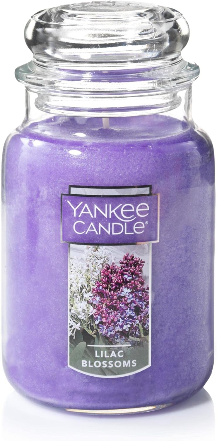 Yankee Candle Scented Candle, Sage & Citrus, Original Large Jar Candle, 110-150 Hours of Burn Time, 22 oz.