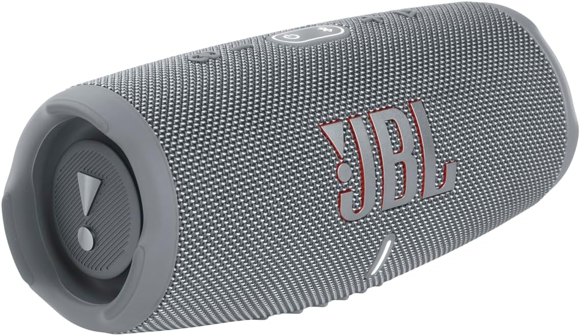 JBL Charge 5 Portable Bluetooth Speaker with Deep Bass, IP67 Waterproof and Dustproof, Up To 20 Hours of Playtime, Built-in Powerbank - Black