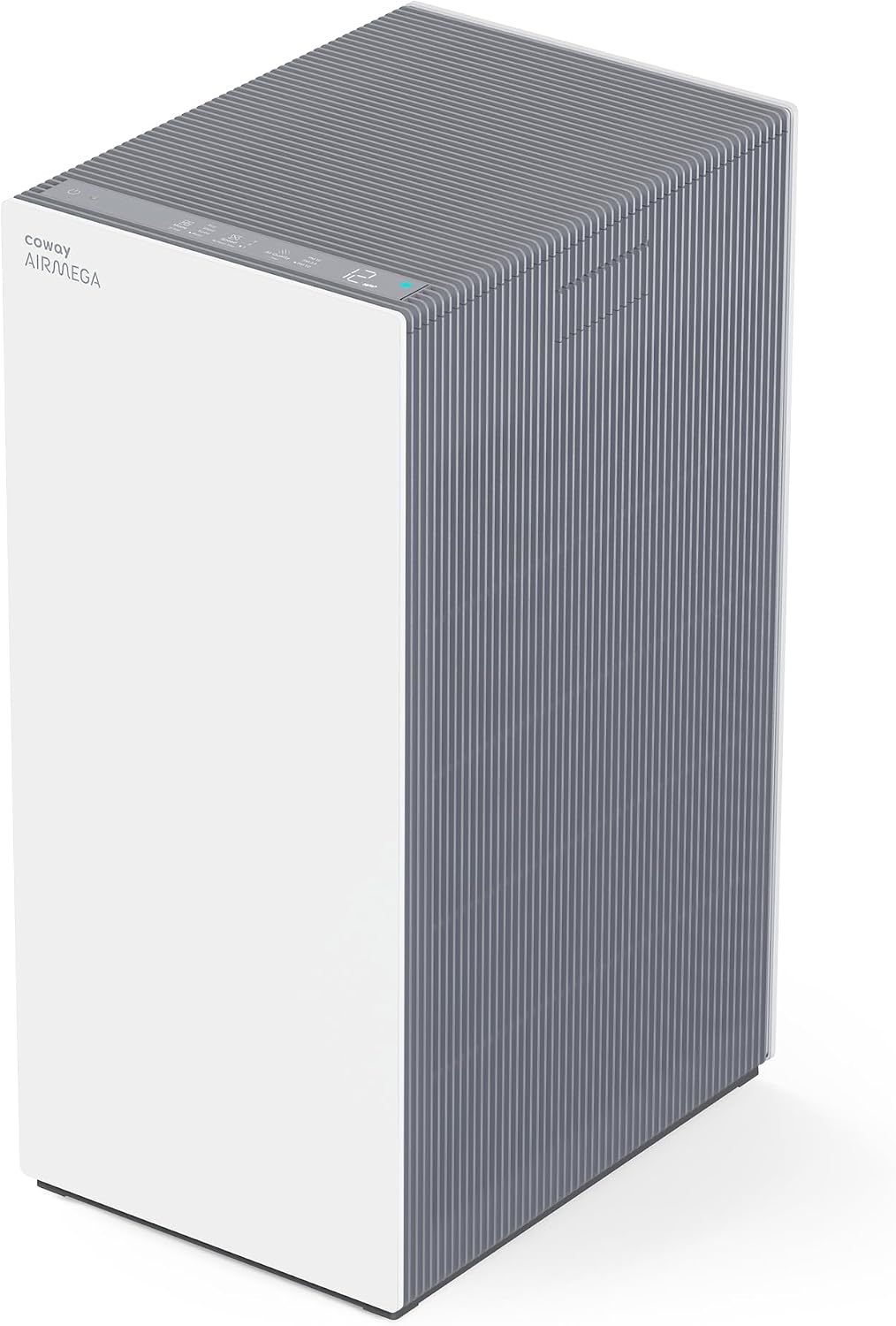 COWAY Air Purifiers for Whole Home Up to 4,253ft², 2 Sets of XL HEPA Filters and Washable Pre-Filters for Dual Purification, AQI, Turbo Mode, Timer, Wheels, 5yr Warranty, Airmega ProX White