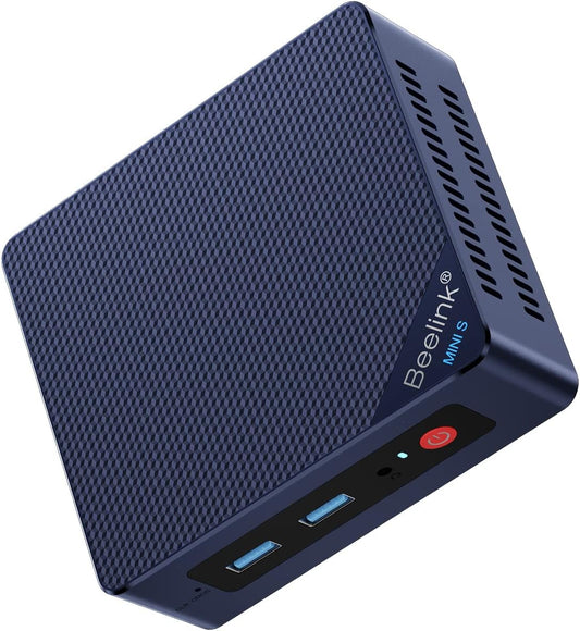 Beelink Mini PC, Mini S12 Intel 12th N95 4C/4T, 8GB DDR4 RAM 480GB SSD