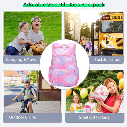 Kids Backpack for Boys Girls Nylon Elementary School Bags Durable Children Bookbags Casual Travel Back Pack