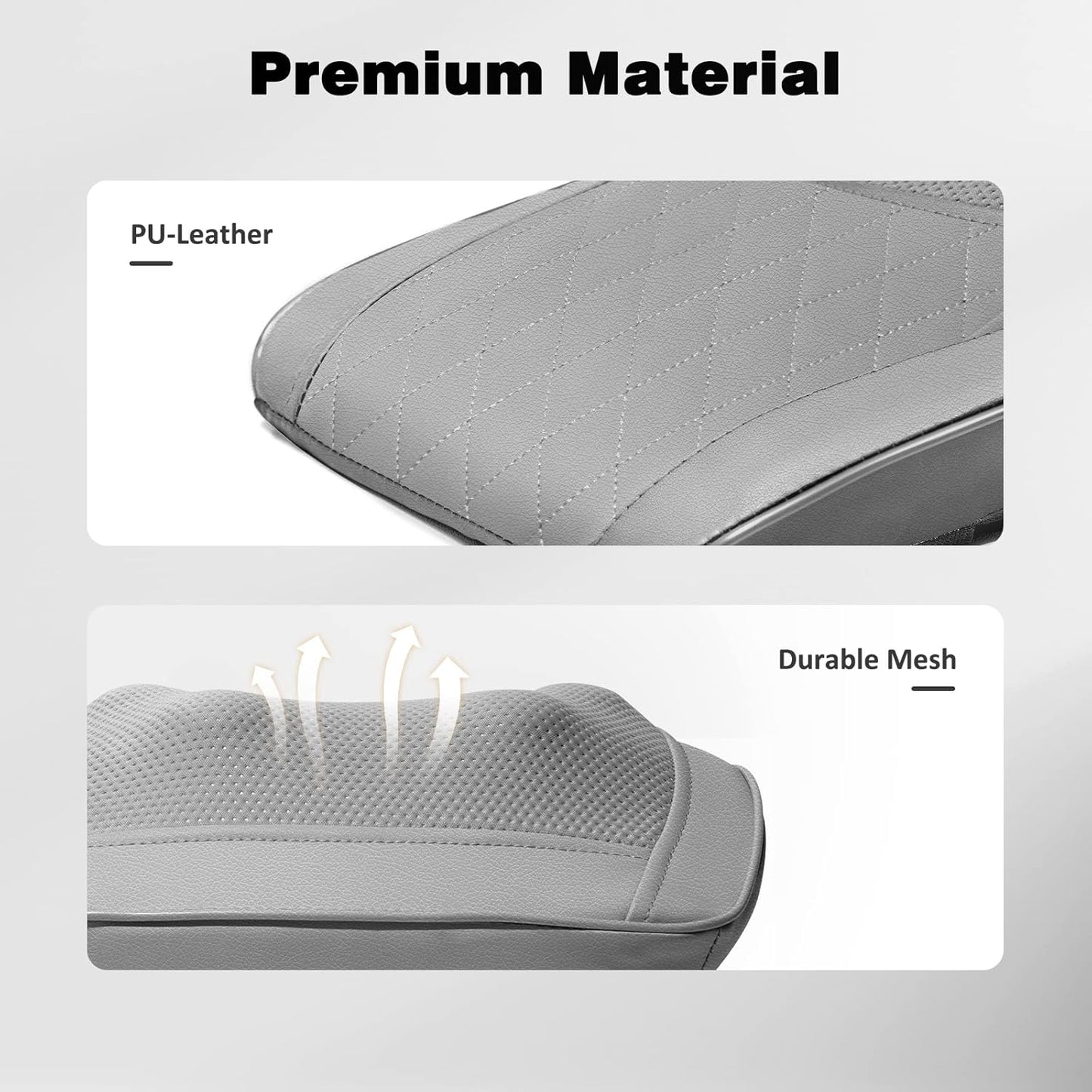 Boriwat Back Massager Neck Shoulder Massager with Heat, Shiatsu Massage Pillow for Pain Relief, Masseur for Neck, Back, Shoulder and Leg, Gifts for Men Women Mom Dad, Stress Relax at Home and Office