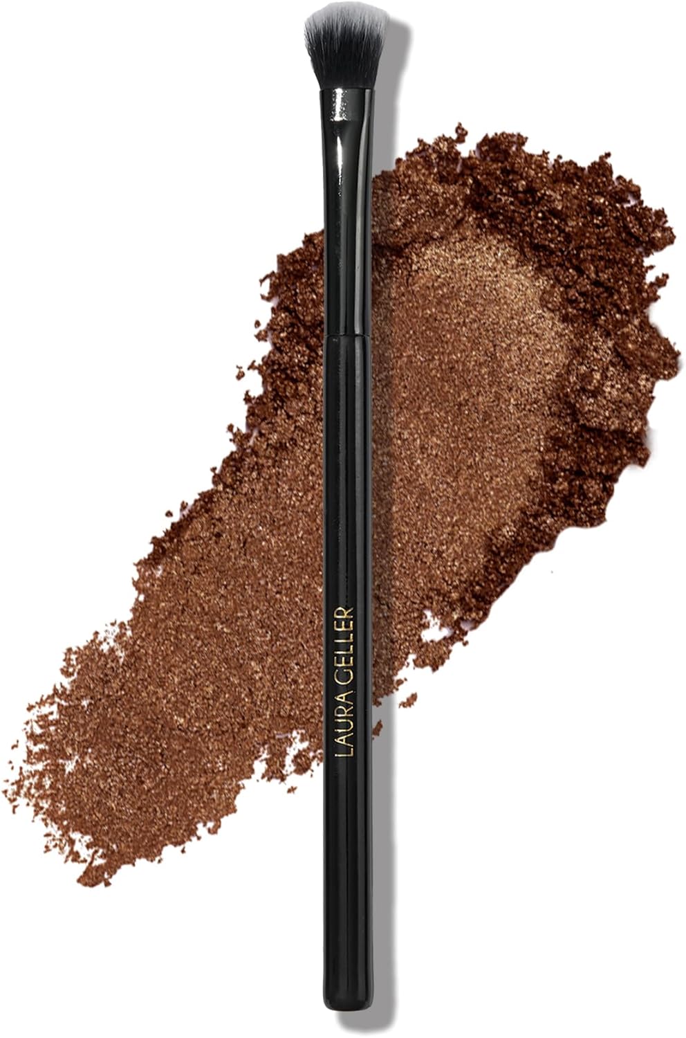 LAURA GELLER NEW YORK Dual-Ended Blush + Bronzer Brush - Blush Bronzer Contour Face Makeup Brush