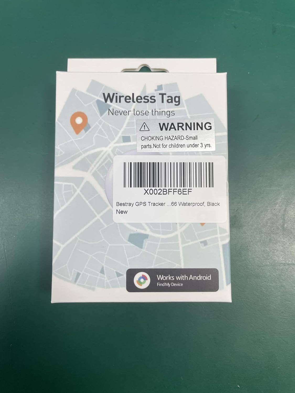 Bestray GPS Tracker Android, Air Smart Tag Compatible with Google Find My (Android Only), Key Finder for Keys, Luggage, Suitcase, Wallet, IP66 Waterproof, 4 Pack