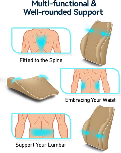 Purilite Select Ergonomic Lumbar Support Cushion