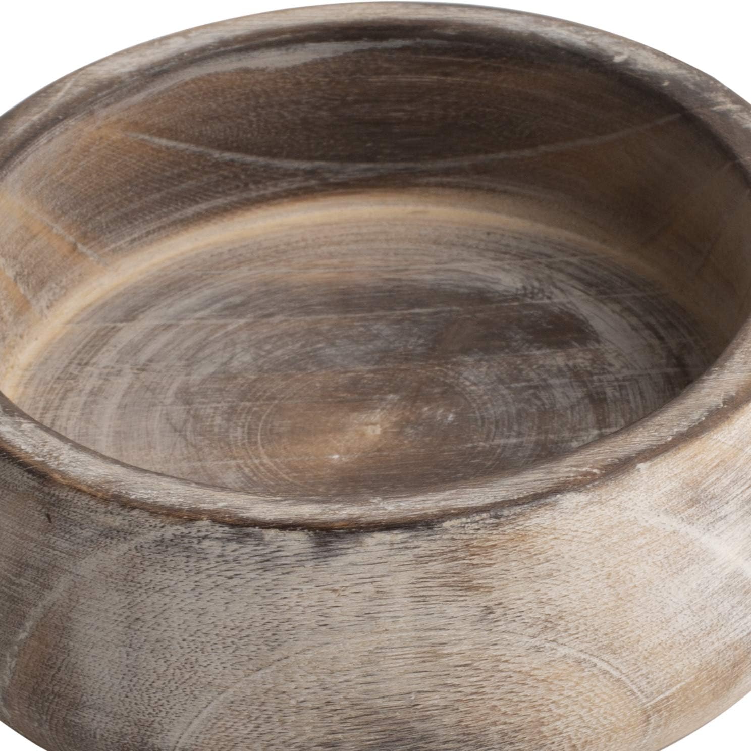 Handmade 6" Wooden Snack Bowl | Decorative Candy Dish | Key Bowl | Tableware Accent | Home Decor for Living Room & Kitchen - PuriLite