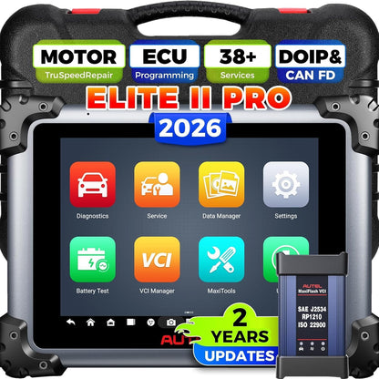 2026 New Autel MaxiSys Elite II Pro Scanner, 2 Yrs Update Programming Tool
