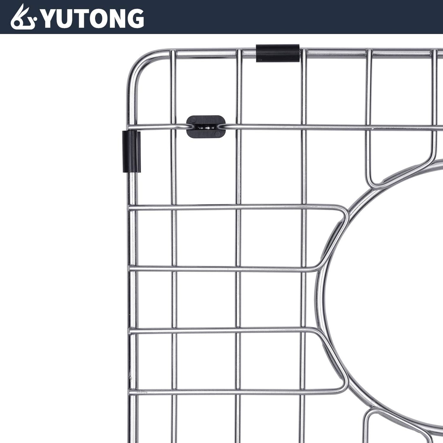 Yutong Kitchen Stainless Steel Sink Bottom Grid with Small Rounded Corner (27.5" x 15.5")