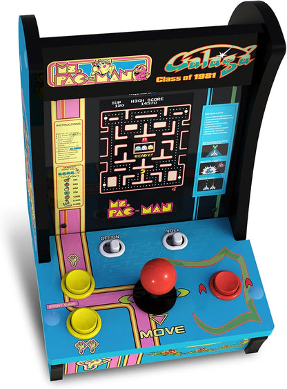 ARCADE1UP Classic Arcade Countercade Machine | 7 Inch Portable Retro Gaming Console with Joystick Controls