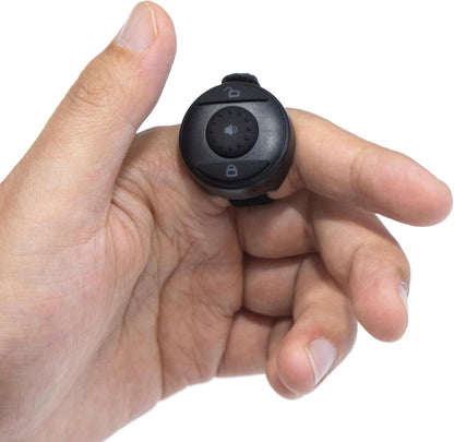 PIDZOOM Finger Horn FH 30_V2- Remote Control Bike Horn for EUCs, Onewheels, Skateboards, and Roller Skates | Anti-Theft Hands-Free Safety Accessory