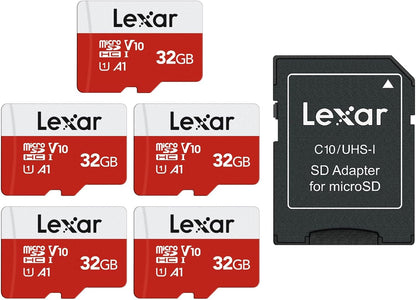 Lexar 128GB Micro SD Card, microSDXC UHS-I Flash Memory Card with Adapter - Up to 100MB/s, A1, U3, Class10, V30, High Speed TF Card