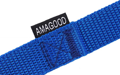 AMAGOOD Dog/Puppy Obedience Recall Training Agility Lead-15 ft 20 ft 30 ft 50 ft Long Leash-for Dog Training,Tie Out,Play,Safety,Camping (15 feet, Black)