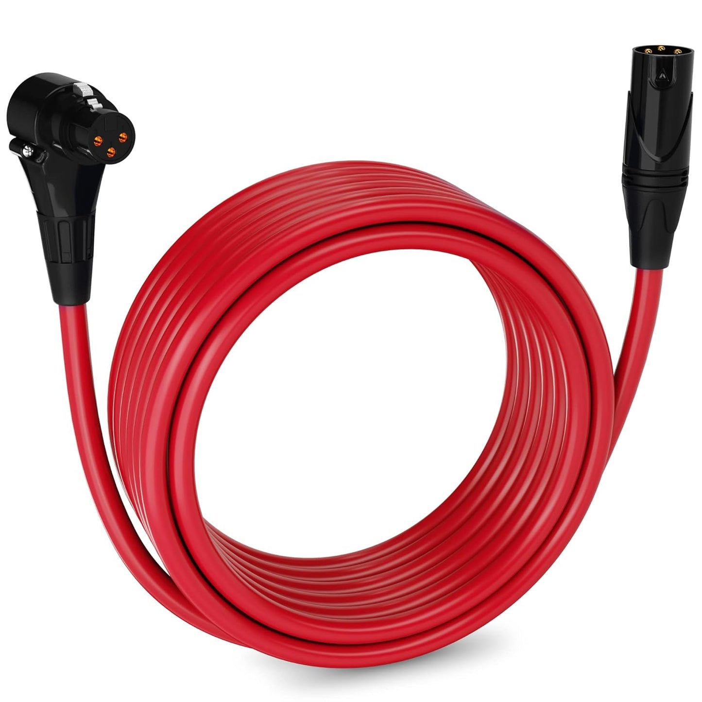 LyxPro 6 Feet XLR Microphone Cable Balanced Male to Female 3 Pin Mic Cord for Powered Speakers Audio Interface Professional Pro Audio Performance and Recording Devices - Blue