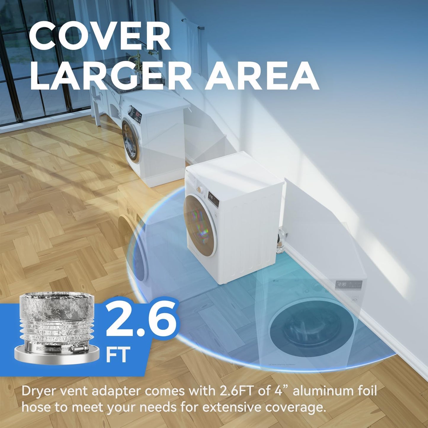 Magnetic Dryer Vent Coupling DV90 Magnetic Dryer Vent Connector Kit