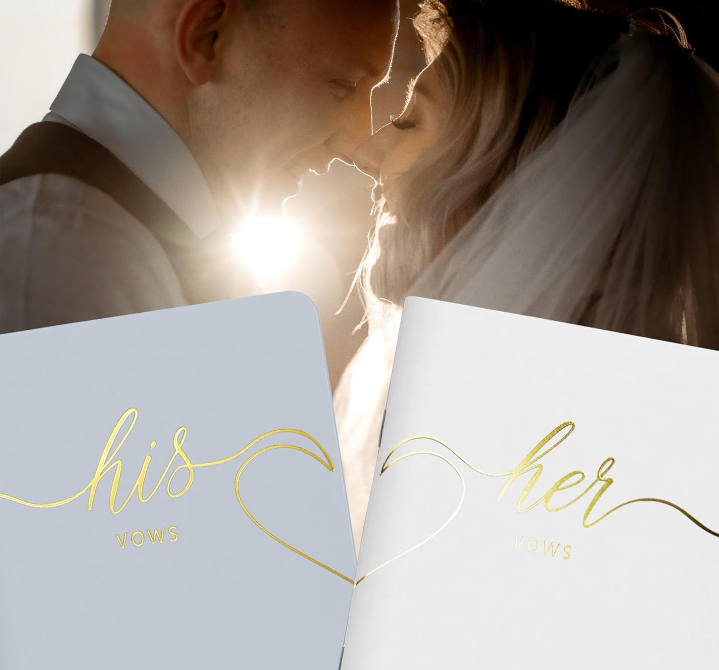 LSSH GmbH Vow Books - His and Hers Wedding Essentials, 28 Pages, 5.5" X 4" (Dark Green & Sage)