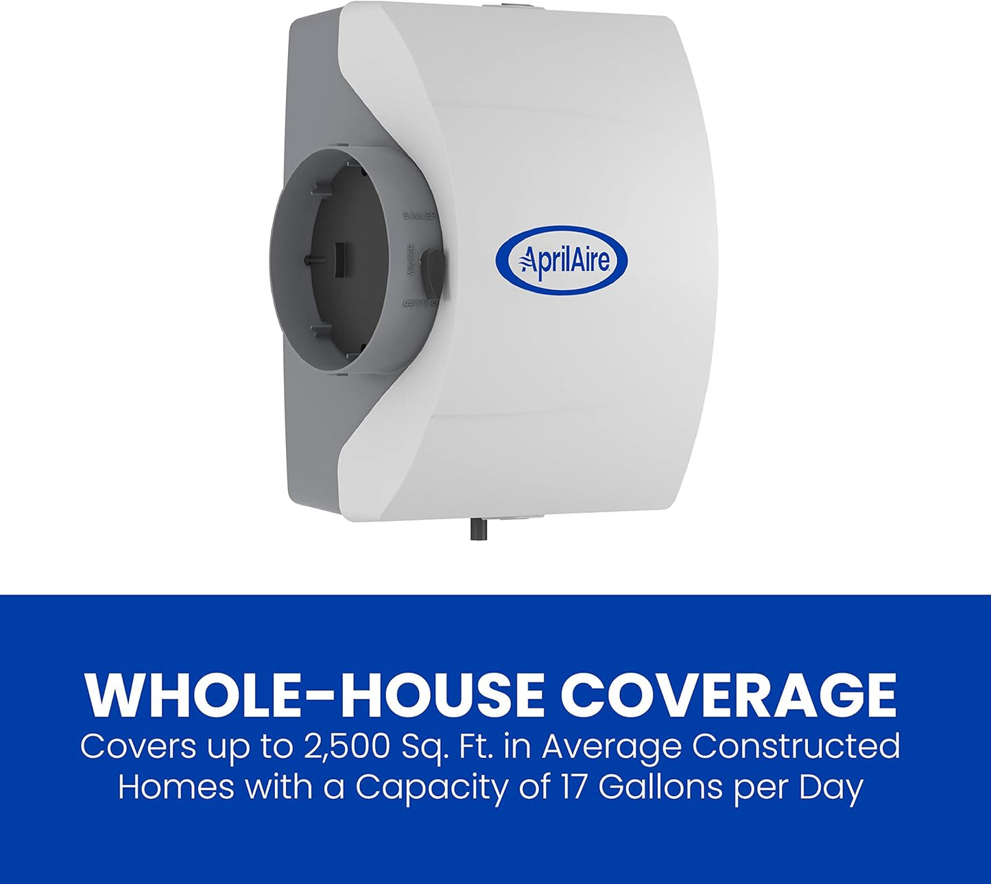 Aprilaire 600M Whole-House Humidifier with Manual Control