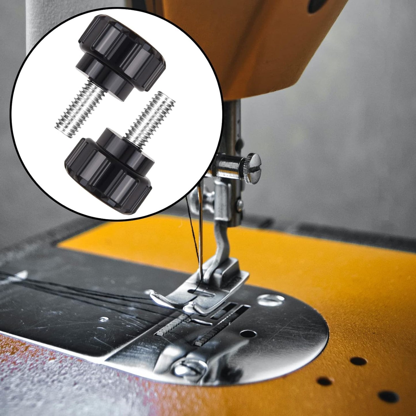 12 Pcs M4 x 10mm Threaded Knurled Thumbscrew, Carbon Steel Clamping Knobs Grip Thumb Screw Mounting Thumb Screw