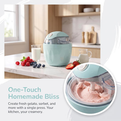 2026 New Small Home Mini Ice Cream Maker, Just 15 Minutes, One-touch Dessert Maker, Single Serving Of Gelato, Frozen Yogurt, Easy One-touch Dessert Maker For Families Pink