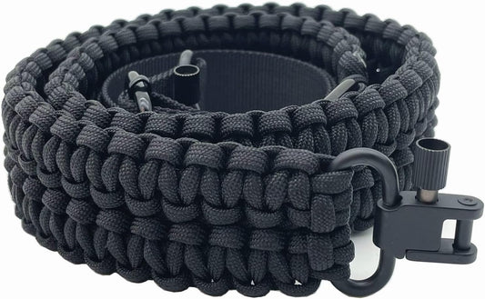 VVAAGG Two-Point Sling with Swivel, Non-Slip Paracord Sling with Adjustable Length Strap