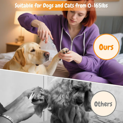 Dog Nail Clippers, Stainless Steel Pet Nail Clippers and Trimmers, Professional Dog Nail Trimmer for Pet Grooming, Professional Grooming Tool for Pets