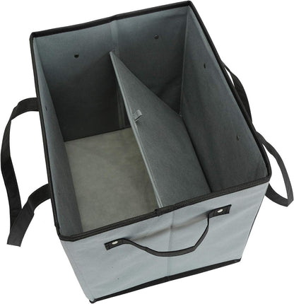 Purilite Select™ Heavy-Duty Reusable Grocery Tote Box Bags – 4 Gallon Capacity
