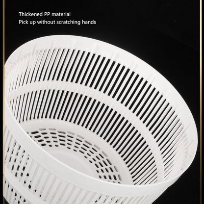 Lybunair Multifunctional Stainless Steel Salad Spinner - Large Efficient Vegetable and Fruit Dryer with Easy Drain Basket