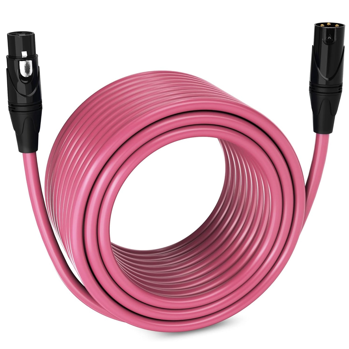 LyxPro 6 Feet XLR Microphone Cable Balanced Male to Female 3 Pin Mic Cord for Powered Speakers Audio Interface Professional Pro Audio Performance and Recording Devices - Blue