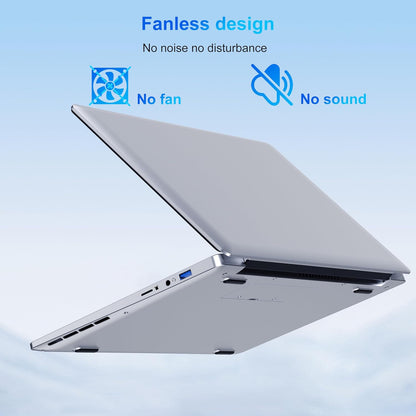 Laptop Computer 14.1 inch Laptop 6GB RAM 128GB SSD, Dual-Core Cerelon N4000 (up to 2.6GHz) Ordinateur-Portable Laptop PC, 2.4G/5G WiFi, BT 5.0, USB3.0, Mini HDMI, 3 Ports USB-C Hub