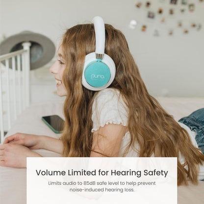 Puro Sound Labs BT2200 Plus Volume Limited Kids’ Bluetooth Headphones (Blue)