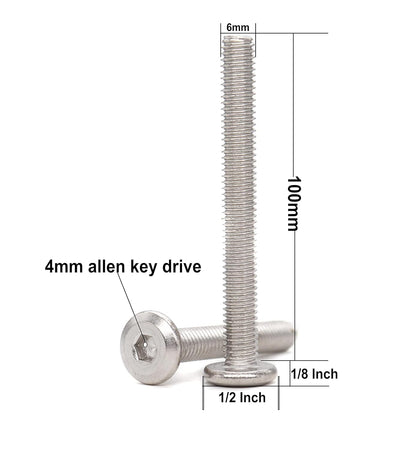 binifiMux 4pcs M10-1.25 x 70mm Serrated Flanged Hex Bolts Flange Hexagon Screws, Stainless Steel 18-8 (304), Plain Finish, DIN 6921
