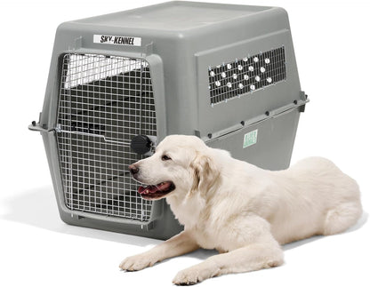 Petmate 00200 Sky Kennel for Pets from 25 to 30-Pound, Light Gray