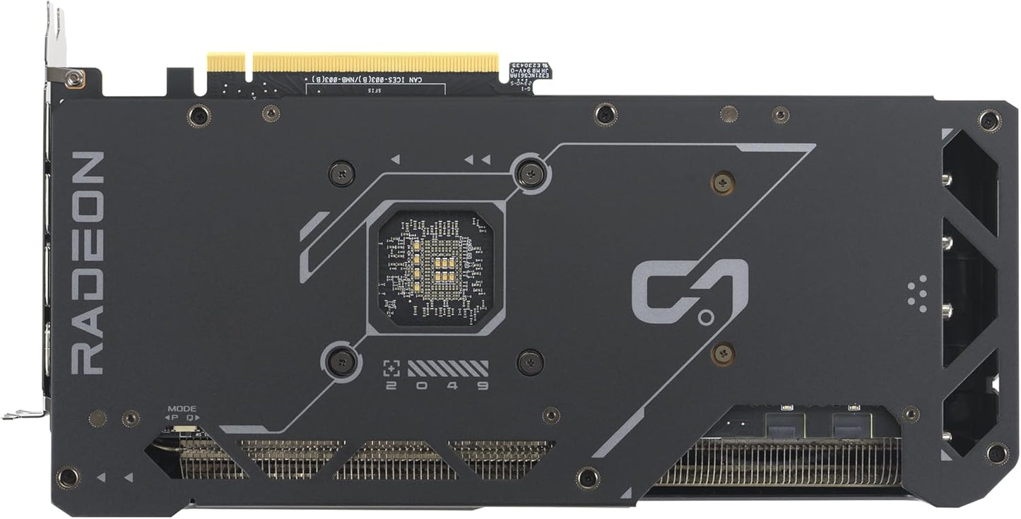 ASUS Prime Radeon™ RX 9060 XT 16GB GDDR6 OC Edition Graphics Card (PCIe 5.0, HDMI/DP 2.1, 2.5-Slot Design, axial-tech Fans, Dual Ball Fan Bearings, Dual BIOS, ASUS GPU Guard)