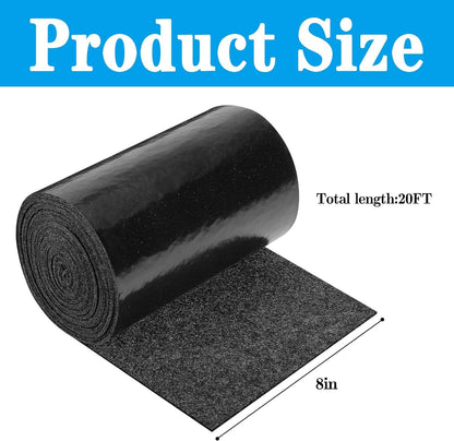 12inch x 20ft Boat Trailer Bunk Carpet - Marine Trailer Bunk Carpet - Trailer Boat Bunk Padding for Outdoor Boat Trailer Jet Ski Ramp Garage Dock